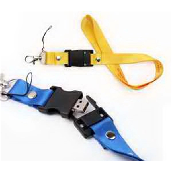 Nylon and plastic lanyard Webkey with a website you designate to... from ASI 37218 Athena Promo (tm)