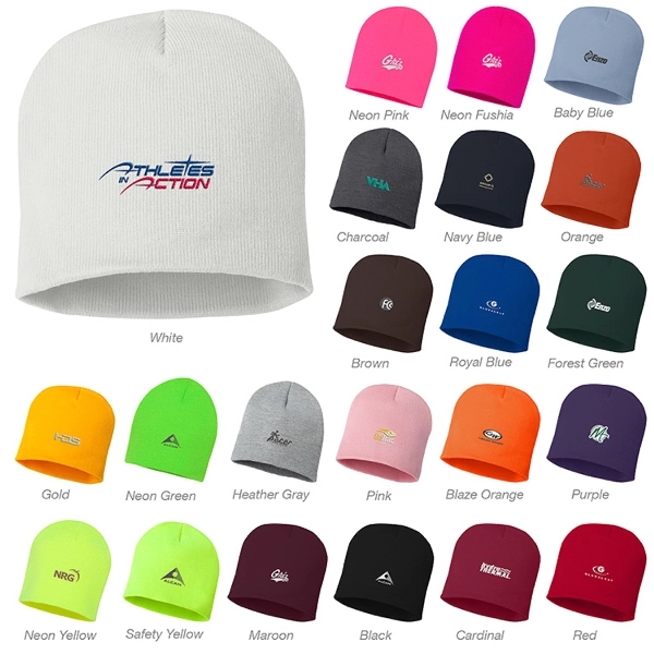 100% acrylic knit beanie in an assortment of colors.... from ASI 88060 Snugz/USA Inc / Sweda®