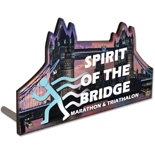 Acrylic desk plaque that comes with black vinyl backing.... from ASI 72521 Morris Magnets / Laser Cuts