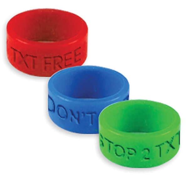 Thumb rings made of 100% synthetic silicone rubber with screen printed... from ASI 90075 ZZ DROPPED - Sunscope / Sunscope (R)