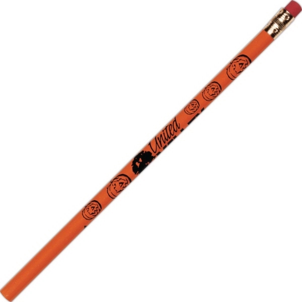 Halloween holiday pencil with stock logos at no extra charge plus... from ASI 68850 Markon Pen & Pencil Inc / Tee-Gee