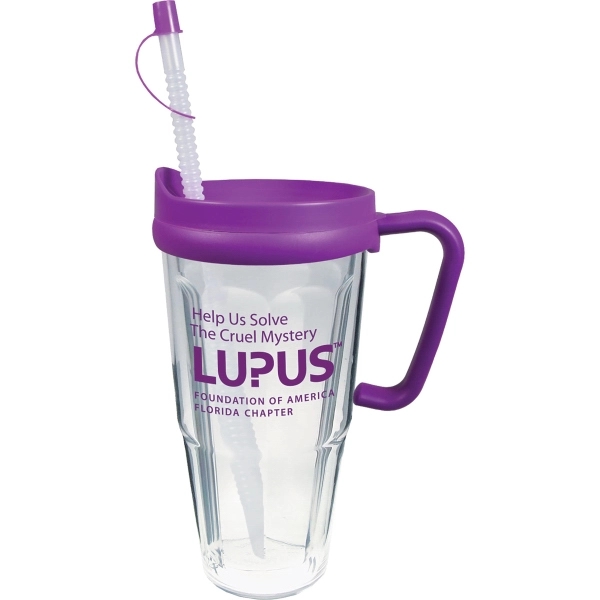 USA Made Thermal Plastic Double Wall Insulated Tumbler, lifetime guarantee includes... from ASI 61952 Howw Mfg Co Inc / Howw USA