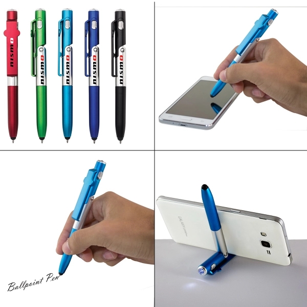 Plastic twist action ballpoint pen has all you need for a... from ASI 40544 Binaco