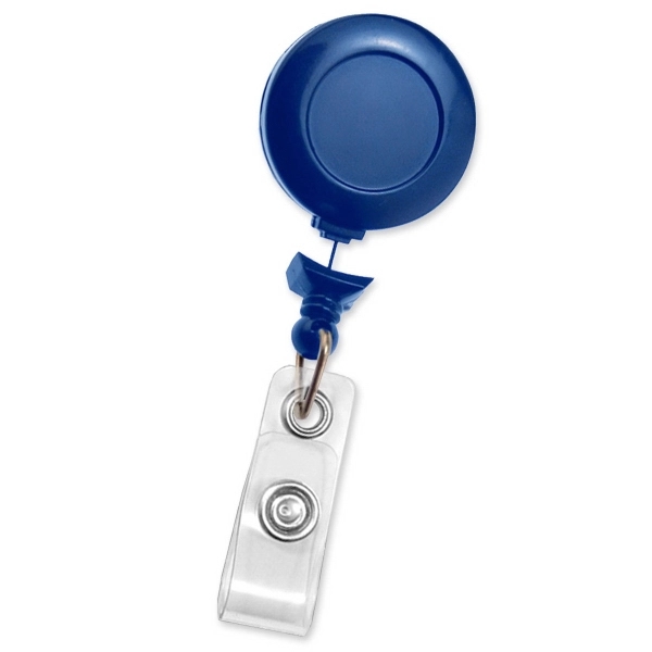 Custom badge reel features a No-Twist bullet to keep ID facing... from ASI 79898 Promovision / PROMOVISION