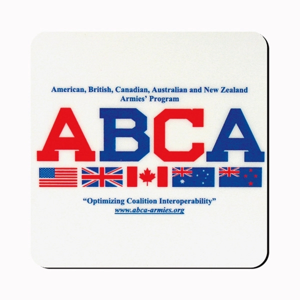 Square 3 1/2" textured, full color, durable hard top with non-slip... from ASI 93520 Ventura Inc