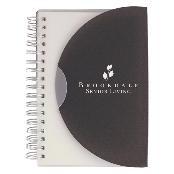 Tuck-top spiral 70 sheet notebook with plastic cover.... from ASI 93520 Ventura Inc