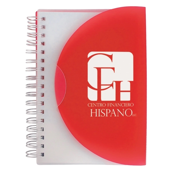 Tuck-top spiral 70 sheet notebook with plastic cover.... from ASI 93520 Ventura Inc