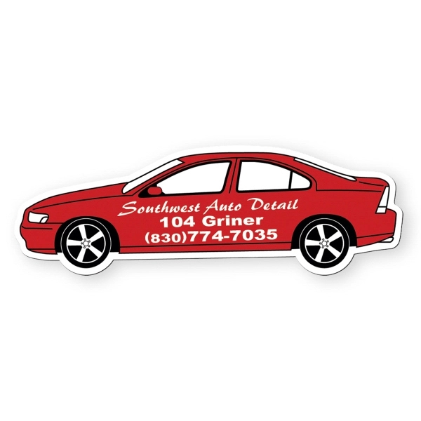 Flexible stock car shape vinyl magnet.... from ASI 93520 Ventura Inc