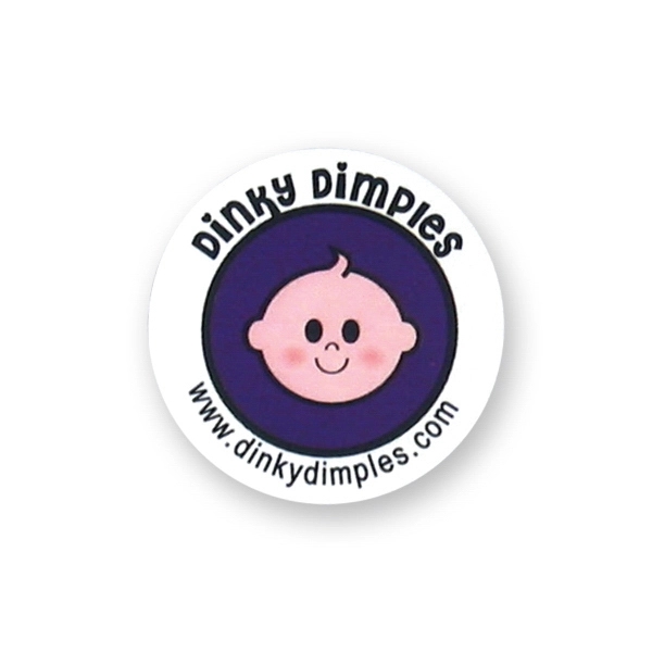 Round flexible vinyl magnet with plastic coating.... from ASI 93520 Ventura Inc