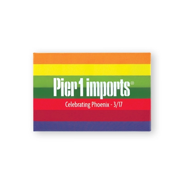 Full color, 2" x 3" rectangle button.... from ASI 93520 Ventura Inc