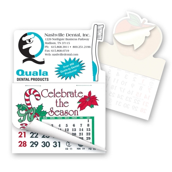 Stick'em Calendar Pad with a toothbrush on it.... from ASI 93520 Ventura Inc