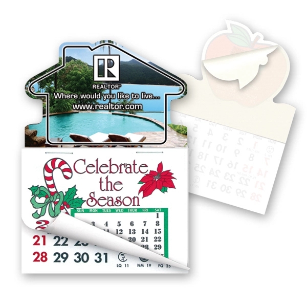 House Shape Stick'em Calendar Pads.... from ASI 93520 Ventura Inc