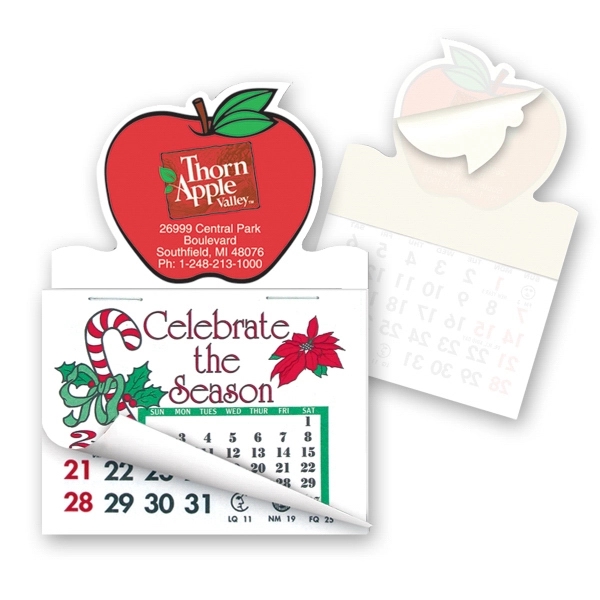 Apple Shape Stick'em Calendar Pads.... from ASI 93520 Ventura Inc