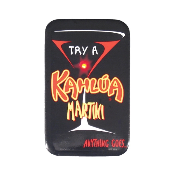 Round rectangle blinking LED button laminated with clear mylar film.... from ASI 93520 Ventura Inc