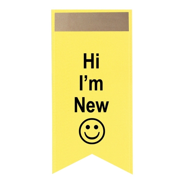 Premium grade custom ribbon with pinked edges, 1 5/8" x 4".... from ASI 93520 Ventura Inc