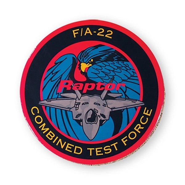 Round 3 1/2" full color coaster with cork lining that is... from ASI 93520 Ventura Inc