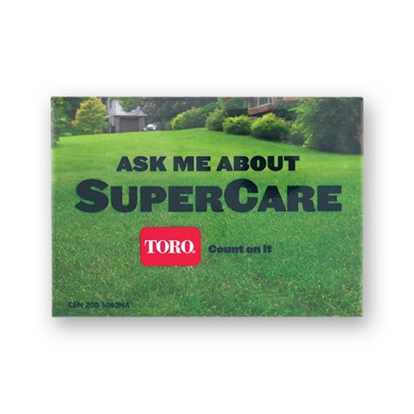 2 1/2" x 3 1/2" Full color, rectangle button.... from ASI 93520 Ventura Inc