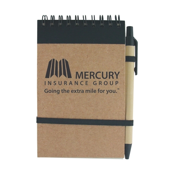 Made of recycled paper 70-sheet notebook.... from ASI 93520 Ventura Inc