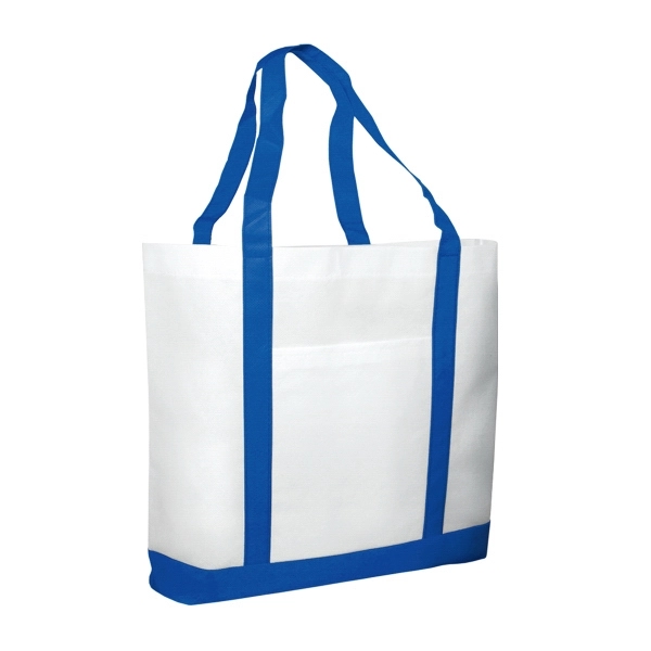 Two tone non-woven tote bag 17 1/2" W x 14" H... from ASI 93520 Ventura Inc