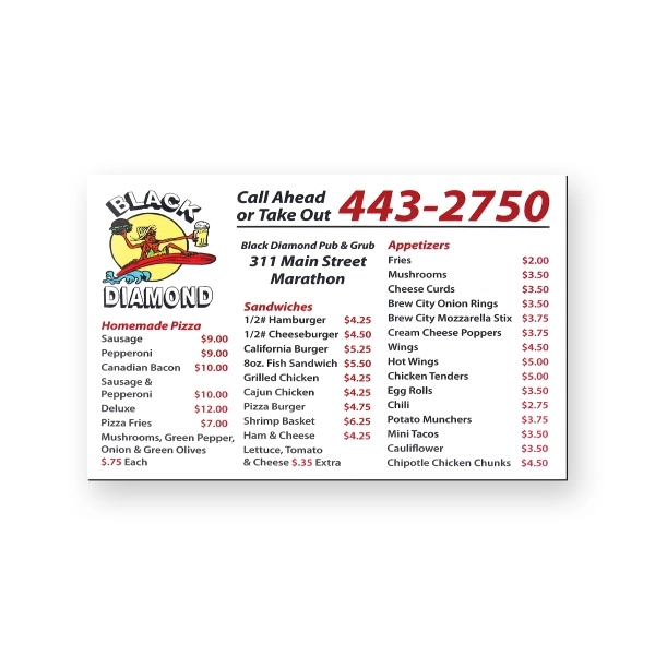 Stock rectangle flexible vinyl magnet with plastic coating.... from ASI 93520 Ventura Inc