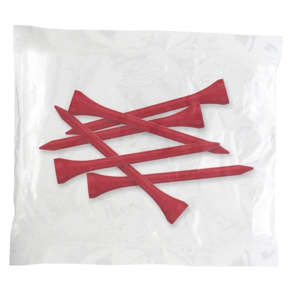 Golf tee poly packet with six tees.... from ASI 93520 Ventura Inc