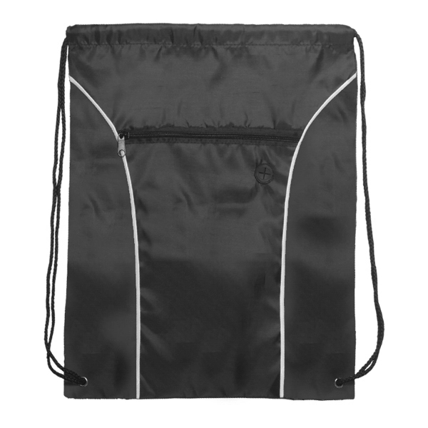 Two tone polyester drawstring backpack.... from ASI 93520 Ventura Inc