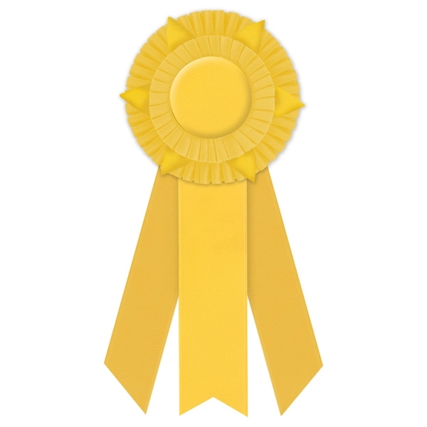 Rosette with 3 streamers, 2" middle dovetail and 1 5/8" sides... from ASI 93520 Ventura Inc