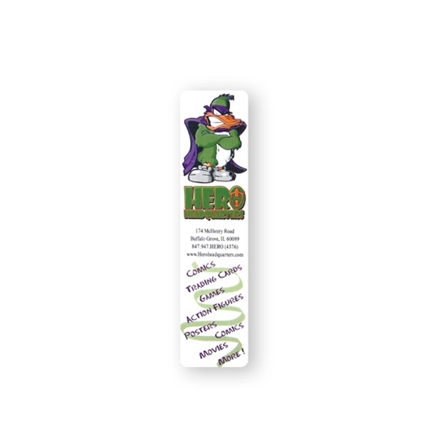 Bookmark printed on 10 point coated paper, 1 1/2" x 6... from ASI 93520 Ventura Inc