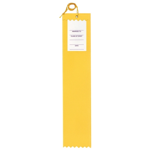 Premium grade award ribbon with a card and gold string, 2"... from ASI 93520 Ventura Inc