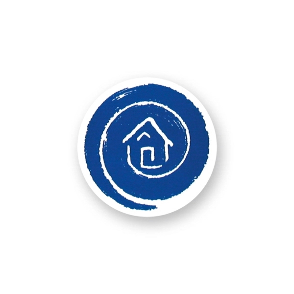 Round flexible vinyl magnet with plastic coating.... from ASI 93520 Ventura Inc