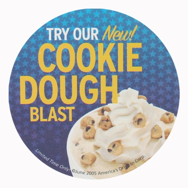 4" Round Paper coasters printed on 10 point uncoated stock... from ASI 93520 Ventura Inc