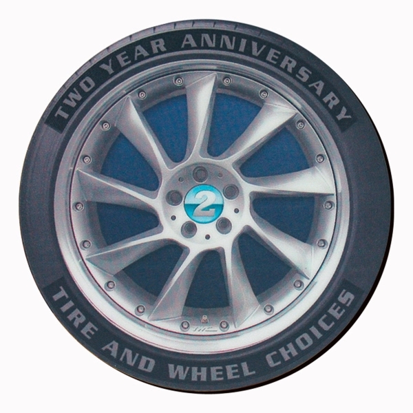 Round 4" hard top, full color non-slip full color rubber lined... from ASI 93520 Ventura Inc