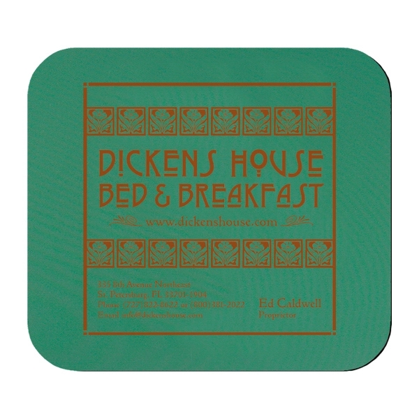 Soft top fabric mouse pad with a heavy duty base, 8... from ASI 93520 Ventura Inc