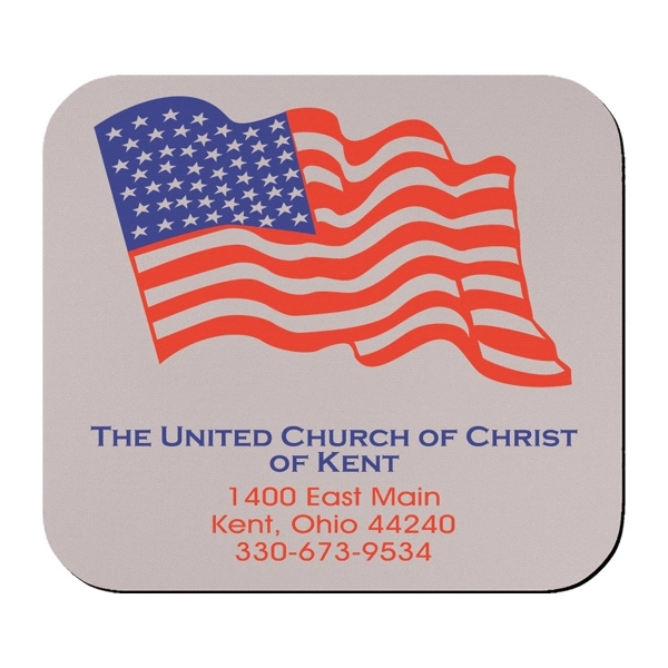 Soft top fabric mouse pad with a heavy duty base, 8... from ASI 93520 Ventura Inc