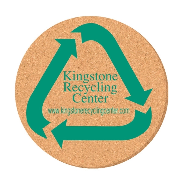 Round cork 3 1/2" coaster.... from ASI 93520 Ventura Inc