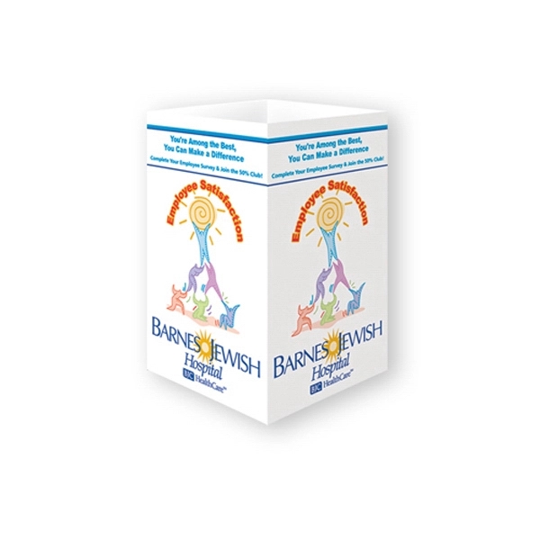 Table top ad tent display, four panel, on 12 point coated... from ASI 93520 Ventura Inc