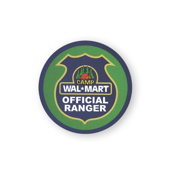 Round lapel stickers are printed on glossy permanent adhesive paper, 2... from ASI 93520 Ventura Inc