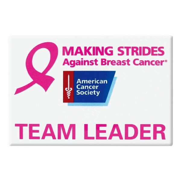 2" x 3" Rectangular celluloid button.... from ASI 93520 Ventura Inc