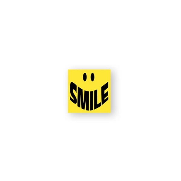 Square lapel sticker printed on glossy permanent adhesive paper, 1" x... from ASI 93520 Ventura Inc