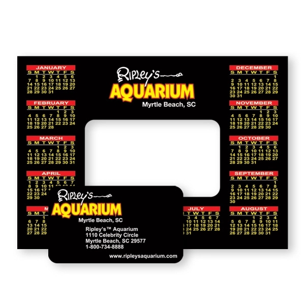 Flexible vinyl picture frame calendar magnet with removable center.... from ASI 93520 Ventura Inc