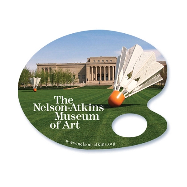 Palette stickless hand fan printed on 16 point coated board stock.... from ASI 93520 Ventura Inc