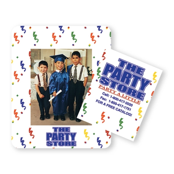 Flexible vinyl picture frame magnet with rectangle shape removable center.... from ASI 93520 Ventura Inc