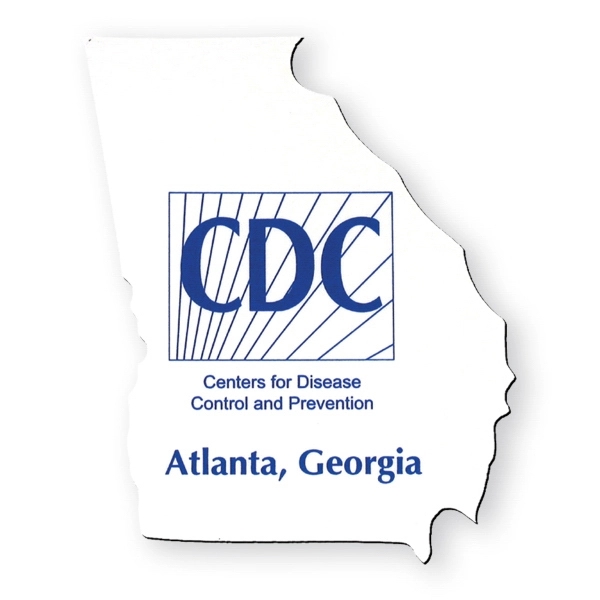 Custom vinyl shape magnet, protected with plastic coating.... from ASI 93520 Ventura Inc