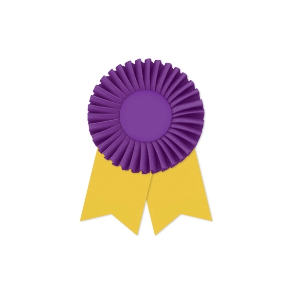 Rosette 4" with two streamer 2" dovetailed.... from ASI 93520 Ventura Inc