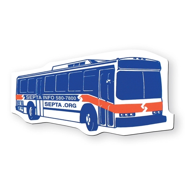 Custom vinyl shape magnet, protected with plastic coating.... from ASI 93520 Ventura Inc