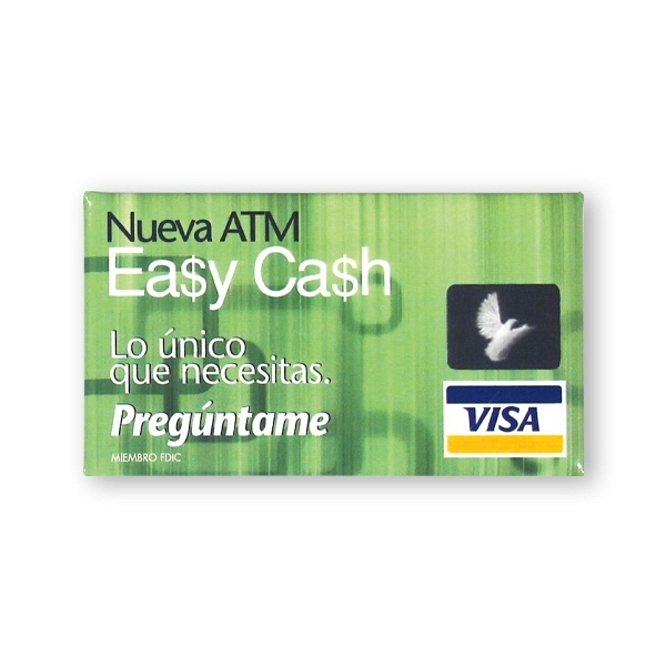 2" x 3 1/2" Full color, rectangle button.... from ASI 93520 Ventura Inc