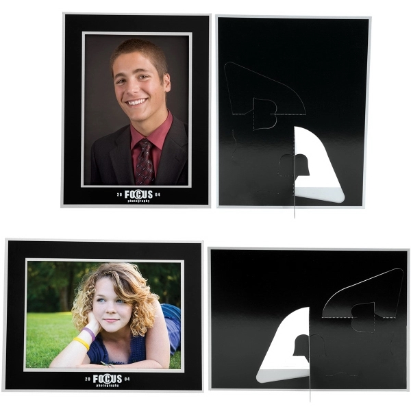 5" x 7" cardboard photo frame made with black background and... from ASI 62190 Illini