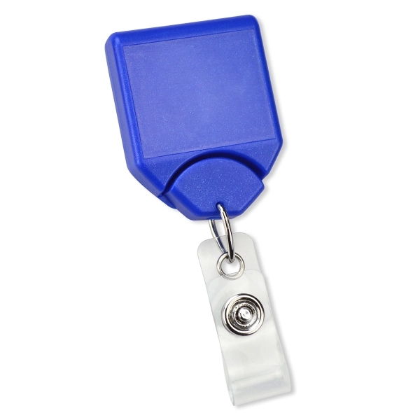 The most secure and twist-free custom badge reels available; clear vinyl... from ASI 79898 Promovision / PROMOVISION