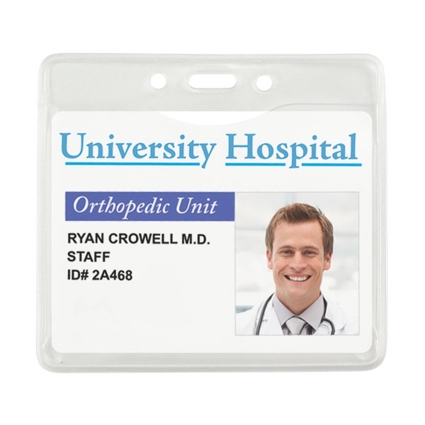 Sustainable PureClear™ PVC-Free vinyl badge holders contain no harmful chemicals. Anti-print... from ASI 79898 Promovision / PROMOVISION