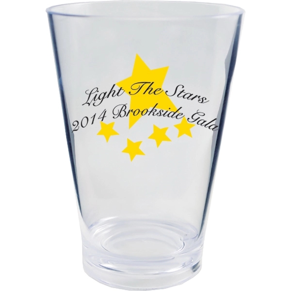 14 oz. Tapered Tumbler.  Made in USA of heavy styrene... from ASI 61952 Howw Mfg Co Inc / Howw USA